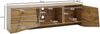 Kadima Design "Tv"-Lowboard Holz Eiche-Dekor, Platz für 70-Zoll "Tv", Eichenoptik und Glas. 160x40x50 cm Bild 4