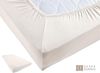 Carpe Sonno Spannbettlaken Jersey 90x200 100x200 120x200 140x200 160x200 180x200 200x200 70x140, Jersey, Gummizug: rundum, (1 Stück), 100% Baumwolle Spannbettlaken 100x200 Spannbetttuch Creme Bild 3