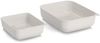 ZELLER 26493 Sieb-Set 2-tlg. aus Kunststoff, creme, ca. 23,8 x 18,7 x 6,7 cm Bild 1