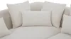 Vente-unique - MECODI Sofa Samt Beige - B 231 cm x H 71 cm x L 185 cm Bild 4