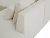 Vente-unique - MECODI Sofa Samt Beige - B 231 cm x H 71 cm x L 185 cm Bild 5