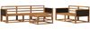 vidaXL Outdoor-Sofagarnitur 6 pcs Natur Massivholz Akazie 3382332 Bild 2