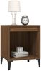 vidaXL Nachttische 2 Stk. Braun Eichen-Optik 40 x 35 x 50 cm [821889] Bild 4