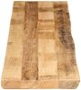 vidaXL Tischplatte mit Baumkante 180x40x2,5 cm Raues Mango Massivholz 370665 Bild 4