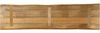 vidaXL Tischplatte mit Baumkante 180x40x2,5 cm Raues Mango Massivholz 370665 Bild 5