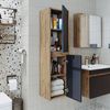 Roomart ATRIA-100 Badmöbel - nur Hochschrank - H 115 x B 30 x T 35 cm • Anthrazit-Eiche Bild 4