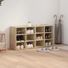 vidaXL Schuhschrank Sonoma-Eiche 103 x 30 x 51 cm Holzwerkstoff 808705 Bild 4