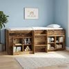 vidaXL Hochbett für Kinder Altholz 90 x 190 cm Holzwerkstoff 3422585 Bild 3