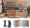 Eckunterschrank R-Line Goldkraft Eiche 86 cm AP Eiche Vicco Bild 4