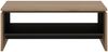 Couchtisch BRISTOL-129 in Catania Eiche Nb. mit schwarz, B/H/T: ca. 107/43/70 cm Bild 2