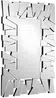 Vente-unique - UYUNI Spiegel Glas Silberfarben - B 4,5 cm x H 76 cm x L 120 cm Bild 3