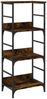 vidaXL Bücherregal Räuchereiche 50x33x117,5 cm Holzwerkstoff 835271 Bild 2