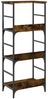 vidaXL Bücherregal Räuchereiche 50x33x117,5 cm Holzwerkstoff 835271 Bild 5