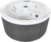 Outdoor Whirlwanne mit LED MARFIL Grau Bild 4