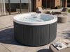 Outdoor Whirlwanne mit LED MARFIL Grau Bild 3