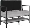 vidaXL Schuhbank Grau Sonoma 85,5x42x57,5 cm Holzwerkstoff 835232 Bild 5