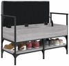 vidaXL Schuhbank Grau Sonoma 85,5x42x57,5 cm Holzwerkstoff 835232 Bild 4