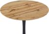 Säulentisch Holz Wildeiche-Optik Gerade Kante 80 cm Metall-Tulpenfuß STOCKHOLM 141798541 Bild 4
