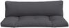 vidaXL Palettenkissen 2-tlg. Anthrazit Stoff, 110 x 58 x 10 cm, 110 x 58 x 10 cm Bild 4