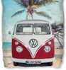 Skybrands Volkswagen Bettwäsche VW Bulli T1 Palmen Rot Renforcé 135 x 200 + 80 x 80 cm Bild 3