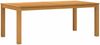 vidaXL Esstisch 200 x 100 x 75 cm Massivholz Eiche Natur Rechtwinklig 3430419 Bild 2
