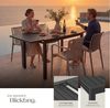 tectake Gartentisch Aluminium-Gartentisch (1-St), für 4–6 Personen, ausziehbar Bild 4