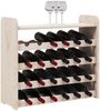vidaXL Weinregal mit Oberplatte 67,5x25x60 cm Massivholz Kiefer 4007558 Bild 4