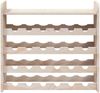 vidaXL Weinregal mit Oberplatte 67,5x25x60 cm Massivholz Kiefer 4007558 Bild 5