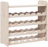 vidaXL Weinregal mit Oberplatte 67,5x25x60 cm Massivholz Kiefer 4007558 Bild 2