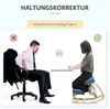 Vinsetto Stuhl Kniehocker für Zuhause, Büro (Gesundheitsstuhl, 1 St), Ergonomischer Kniestuhl aus Birke, Sitzhöhe verstellbar Bild 4