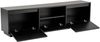 Dmora Fernsehschrank Morrigan, Ständer für Wohnzimmerfernseher, Niedriges Wohnzimmer-Sideboard, TV-Ständerbasis, 160x30 h42 cm, Schwarz Bild 4