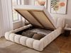 GrainGold Polsterbett mit Bettkästen DORIA, Modern Bett mit Kopfteil - 180x200 cm, Creme (1x Bett) Bild 2