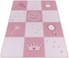 Kinder Teppich Paula Läufer - 80x120 cm - Pink Bild 3