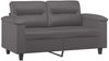 vidaXL 2-tlg. Sofagarnitur mit Kissen Grau Kunstleder 3202374 Bild 3