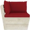 vidaXL Garten-Paletten-Ecksofa mit Kissen Imprägniertes Fichtenholz 3063357 Bild 3