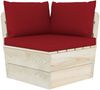 vidaXL Garten-Paletten-Ecksofa mit Kissen Imprägniertes Fichtenholz 3063357 Bild 2