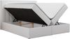 Boxspringbett - Polsterbett mit LED Kopfteil - GOLD-5 - 120x200cm - Weiß Kunstleder - H3 Bild 4