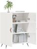 vidaXL Sideboard Hochglanz-Weiß 69,5x34x90 cm Holzwerkstoff 827694 Bild 4