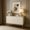 Livin Hill Stilig ST313A Kommode, MDF, Edelstahl, 87 x 40 x 160 cm Bild 4