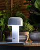 Beliani 'BESOS', kabellose LED Tischlampe mit Dimmer, Metall, Weiß Bild 3