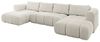 ALTDECOR Wohnlandschaft CLOUD-U, Couch mit Schlaffunktion, Wohnzimmer - Ecksofa, Corner Sofa Bett Eckcouch Couch U-Form Schlafcouch Ausziehbar Bild 4