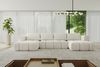 ALTDECOR Wohnlandschaft CLOUD-U, Couch mit Schlaffunktion, Wohnzimmer - Ecksofa, Corner Sofa Bett Eckcouch Couch U-Form Schlafcouch Ausziehbar Bild 5