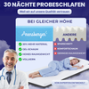 ARENSBERGER SARA Gelschaum Matratze 120x200 cm – 16 cm NANOCELL® Gel-Schaum – H3 Härtegrad – Atmungsaktiv – Abnehmbarer Bezug 240g/m² Bild 2