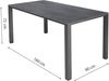 MFG Lofttisch mit wetterfester Tischplatte, Beton anthrazit, 160x90 cm Bild 2