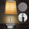 Tischlampe LED Lumiere 32x13x13 cm taupe Bild 3