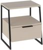 Decortie Nachttisch Pal mit Schubladen (1 Kommode), Moderner Nachttisch,Kommode 45 x 40 x 50 cm Bild 5