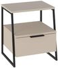 Decortie Nachttisch Pal mit Schubladen (1 Kommode), Moderner Nachttisch,Kommode 45 x 40 x 50 cm Bild 4