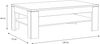 Couchtisch >COFFEE TABLES< mit Ablageboden, in Weiss Glanz - 120x43x75cm (BxHxT) Bild 3