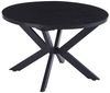 HOME DELUXE Essgruppe Rund Ausziehbar AVENTURA inkl. Sternfuß - 120-160 x 120 cm Dark Oak 6 Stühle Bild 5