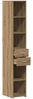 vidaXL Bücherregal mit Schubladen Artisan-Eiche 30 x 42,4 x 185,2 cm 868740 Bild 5